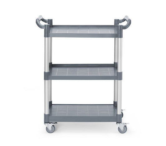 3-shelf polypropylene service cart, small, AmerBox, 800x420x(H)945mm