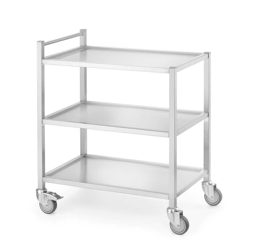 Hendi Serveringsvagn 3 hyllplan – svetsad, 800x500x(H)950mm