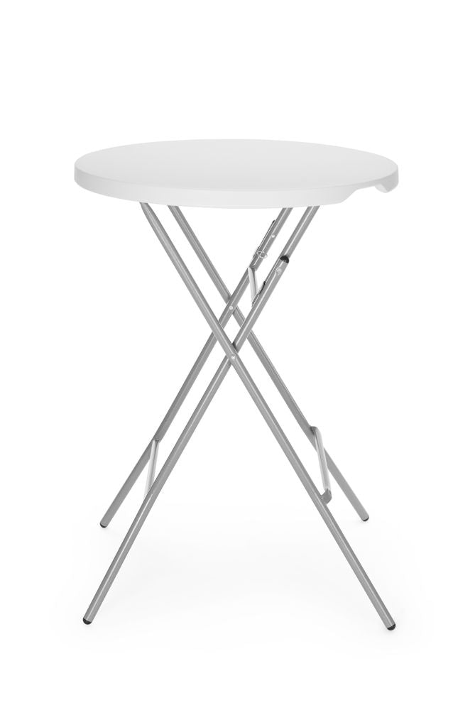 Bar table, AmerBox, max. load 80 kg., White, ⌀800x(H)1100mm