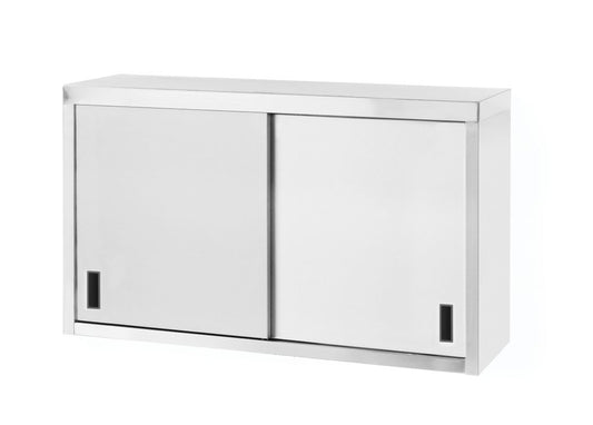 Väggmonterat skåp – svetsat, med skjutdörrar, HENDI, Profi Line, 1000x300x(H)600mm