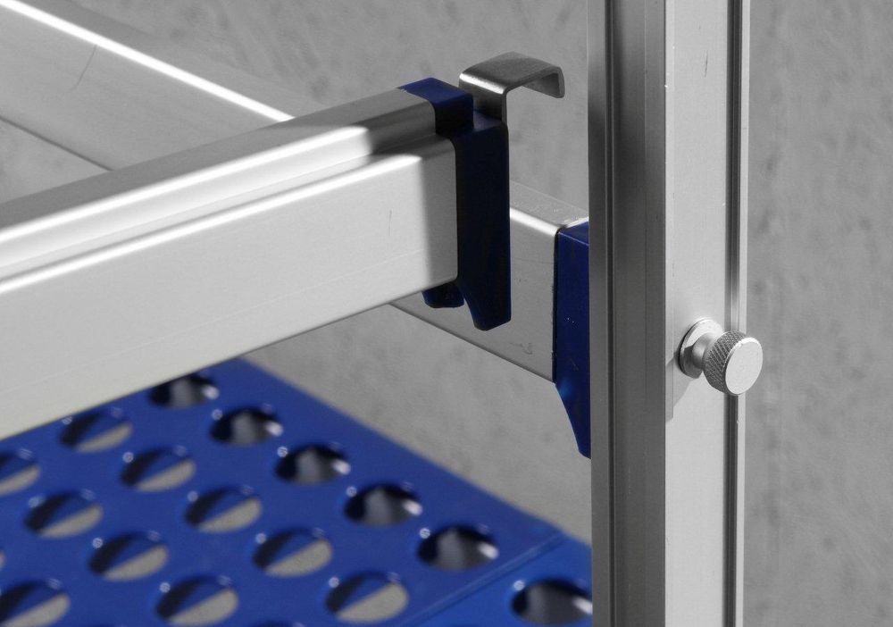 Hendi Förlängningskrok för förvaringsställ i aluminium, 15x42x(H)42mm