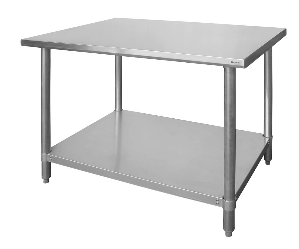 Centralt arbetsbord, HENDI, Budget Line, 1400x600x(H)850mm