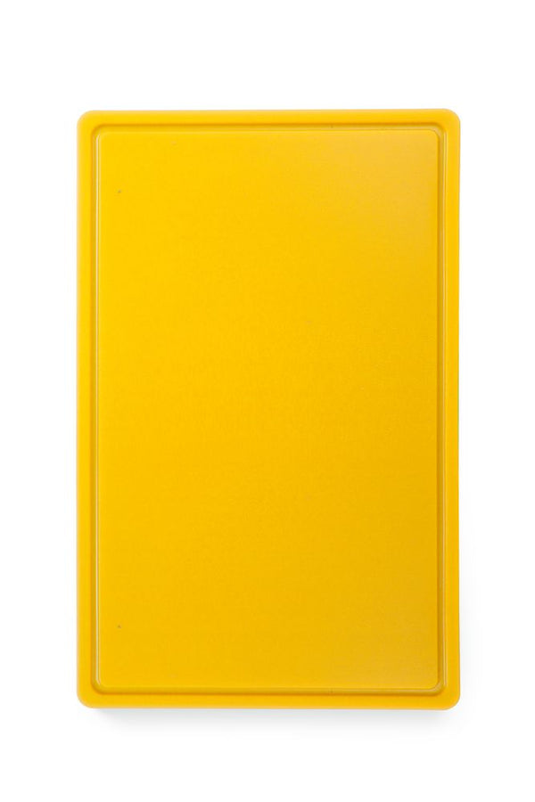 Hendi Skärbräda HACCP Gastronorm 1/1, GN 1/1, Gul, 530x325mm, Rektangulär