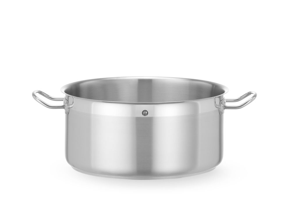 HENDI Gryta låg utan lock, Profi Line, 12L