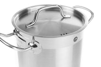 Hendi Gryta hög - med lock, Profi Line, 3L, ⌀160x(H)150mm