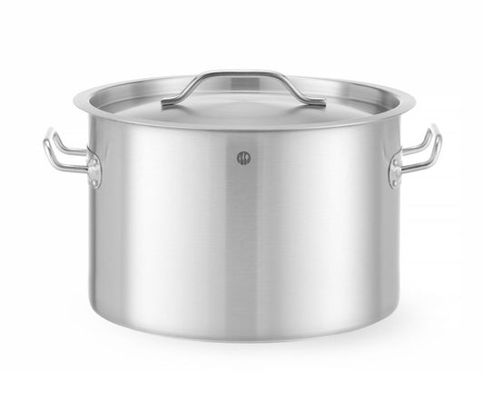 Gryta i mitten - med lock, HENDI, Budget Line, 23L, Ø350x(H)240mm