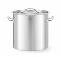 Hendi Gryta hög - med lock, Budget Line, 50L, ⌀400x(H)400mm