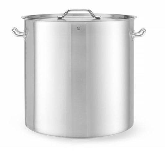 Gryta hög - med lock, HENDI, Budget Line, 98L, ⌀500x(H)500mm