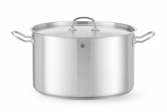 Gryta medium – med lock, HENDI, Kitchen Line, 15L, ⌀320x(H)190mm