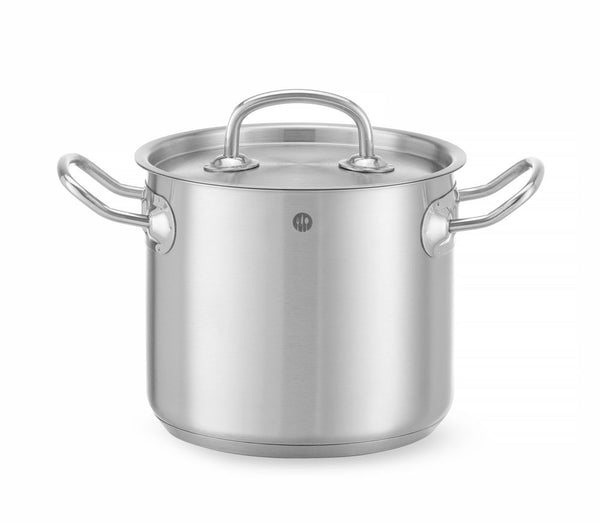 Hendi Gryta hög – med lock, Kitchen Line, 32L, ⌀360x(H)320mm