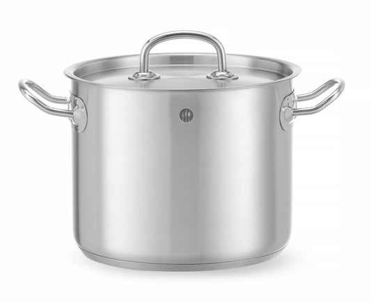 Gryta hög – med lock, HENDI, Kitchen Line, 5L, ⌀200x(H)160mm