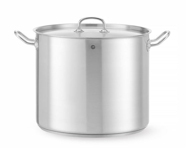Hendi Gryta hög – med lock, Kitchen Line, 21L, ⌀320x(H)270mm