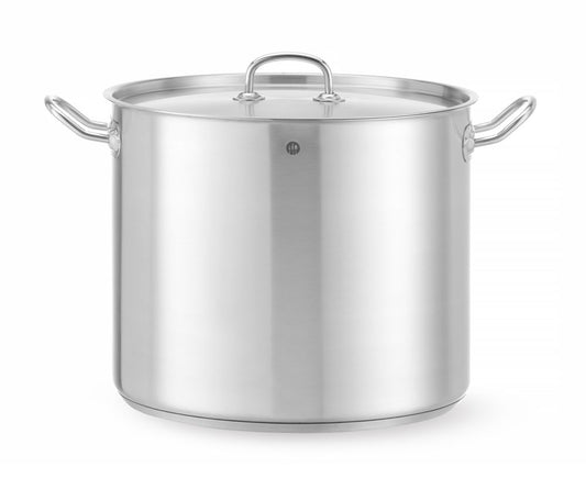 Gryta hög – med lock, HENDI, Kitchen Line, 21L, ⌀320x(H)270mm