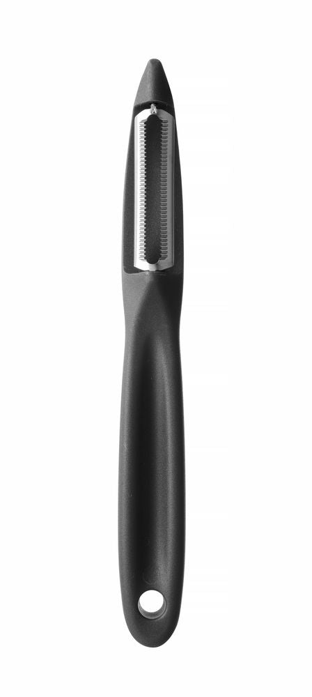 Universalskalare med tandat blad, HENDI, Svart, (L)175mm, Tandad