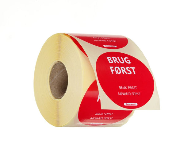 Food safety stickers, multi-use, easy removable, “USE FIRST”