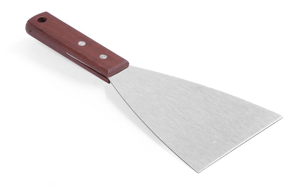 Skrapa, HENDI, Mörk trä, 251x100mm
