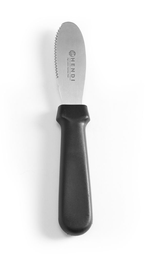 Spridare - tandad, HENDI, svart, (L)210mm