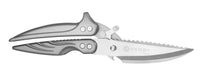 Hendi Avtagbar fjäderfäsax, (L)260mm