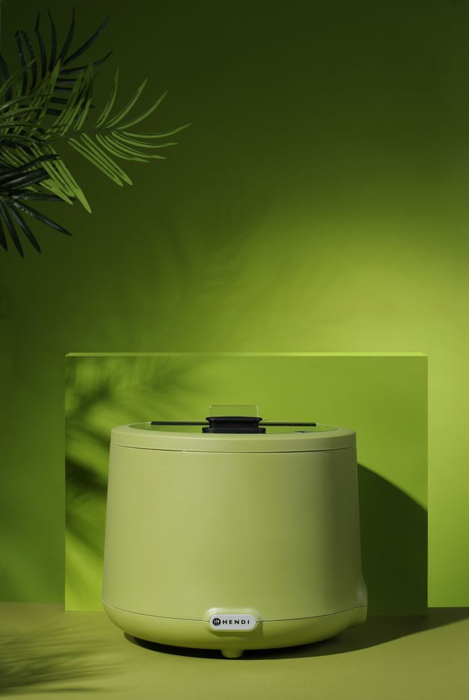 Hendi Soppkokare UNIQ, designad av Robert Bronwasser, 8L, Grön, 220-240V/500W, Ø365x(H)325mm