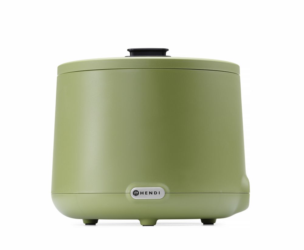 Soppkokare UNIQ, HENDI, designad av Robert Bronwasser, 8L, Grön, 220-240V/500W, Ø365x(H)325mm
