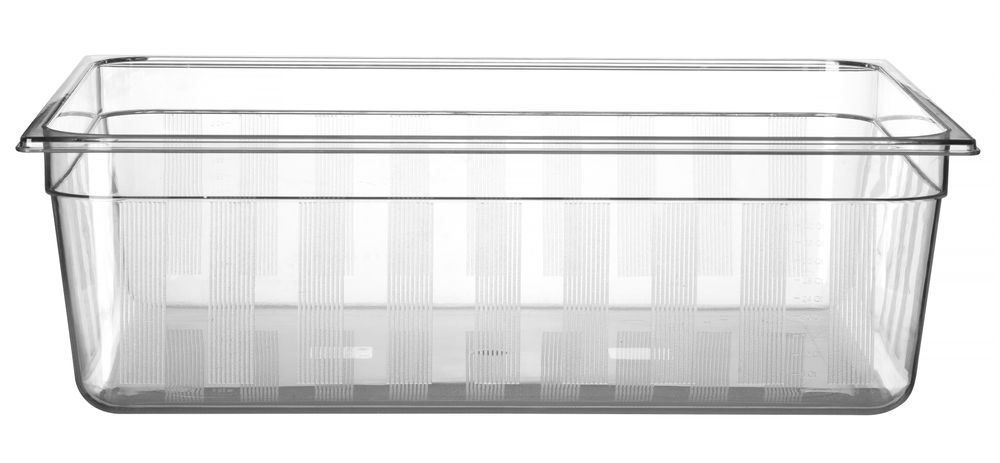 Behållare GN 2/1, HENDI, GN 2/1, 58L, Transparent, 650x530x(H)200mm