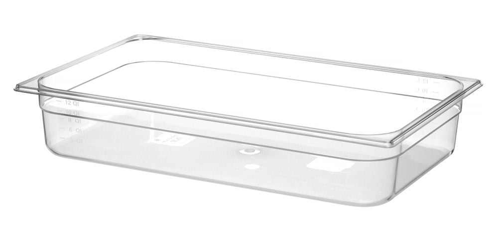 Hendi Behållare GN 1/1 polykarbonat, Profi Line, GN 1/1, 14L, Transparent, 530x325x(H)100mm