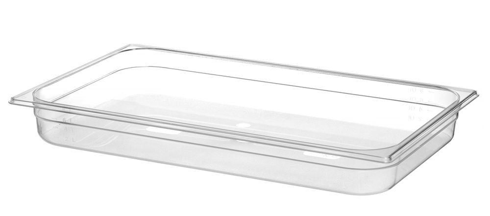 Hendi Behållare GN 1/1 polykarbonat, Profi Line, GN 1/1, 9L, Transparent, 530x325x(H)65mm
