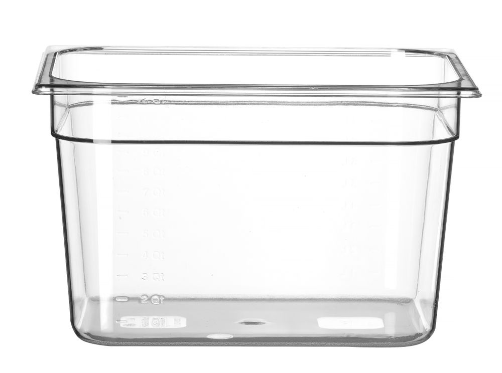 Hendi Behållare GN 1/2 polykarbonat, Profi Line, GN 1/2, 4L, Transparent, 325x265x(H)65mm
