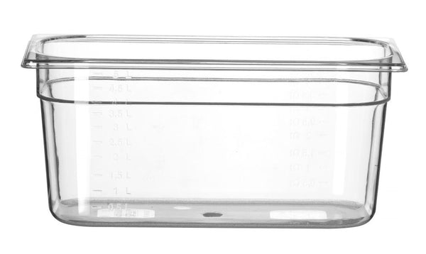 Hendi Behållare GN 1/3 polykarbonat, Profi Line, GN 1/3, 5,7L, Transparent, 325x176x(H)150mm