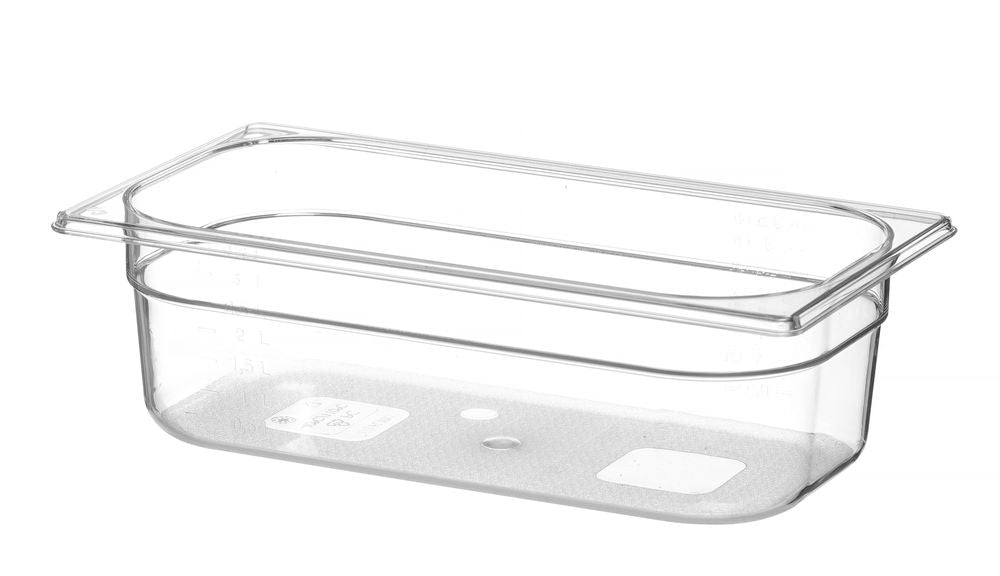 Hendi Behållare GN 1/3 polykarbonat, Profi Line, GN 1/3, 4L, Transparent, 325x176x(H)100mm