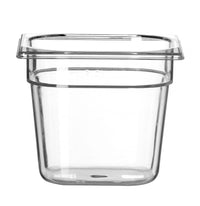 Hendi Behållare GN 1/6 polykarbonat, Profi Line, GN 1/6, 2,4L, Transparent, 176x162x(H)150mm
