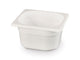 Hendi Behållare GN 1/6 vit polykarbonat, GN 1/6, 1,6L, Vit, 176x162x(H)100mm