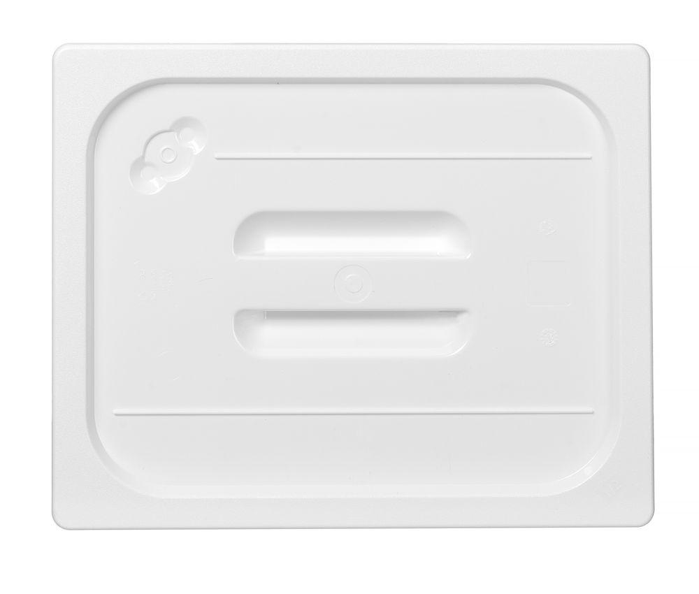 Hendi Lock till GN-behållare vit polykarbonat, GN 1/1, Vit, 530x325mm