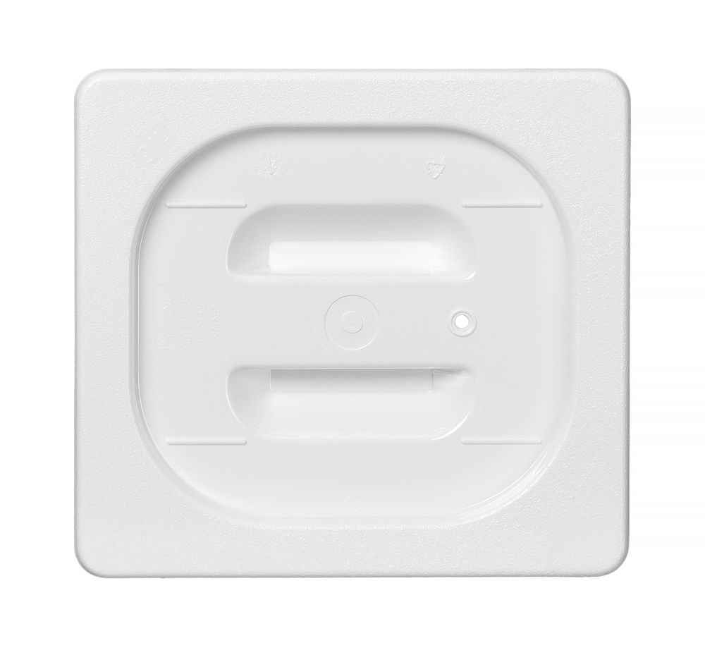Hendi Lock till GN-behållare vit polykarbonat, GN 1/1, Vit, 530x325mm