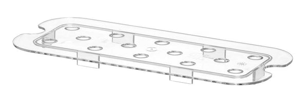 Hendi Perforerad dropphylla för GN-behållare i polykarbonat, Profi Line, GN 1/3, Transparent, 266x116mm