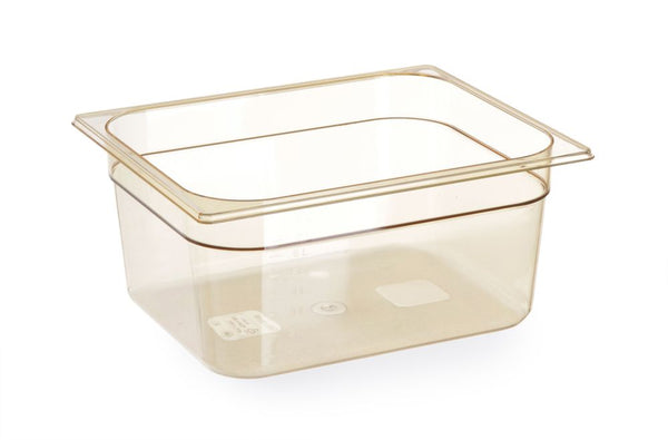 Hendi GN 1/2-behållare, högtemperaturbeständig, GN 1/2, 4L, Transparent, 325x265x(H)65mm