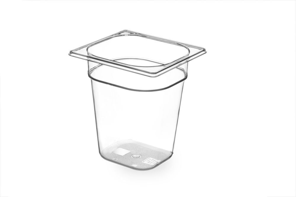 Behållare GN 1/6 Tritan, HENDI, GN 1/6, 3,4L, Transparent, 176x162x(H)200mm
