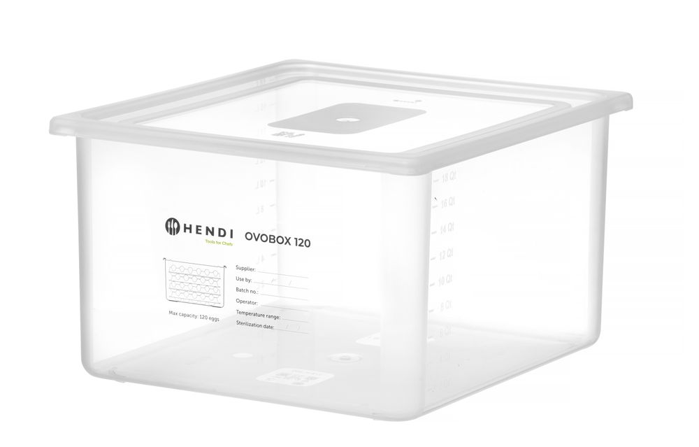 Hendi Äggbehållare OVOBOX 120, GN 2/3, 18L, 355x325x(H)200mm
