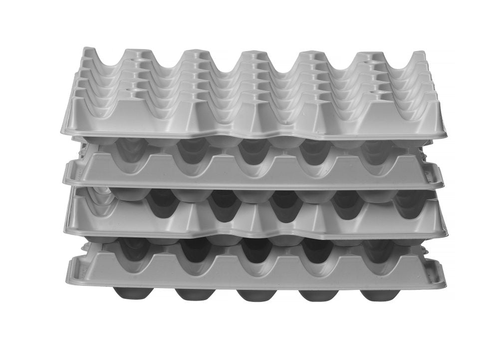 Set med 4 äggbrickor för HENDI OVOBOX 120, HENDI, 291x288x(H)41mm, Rektangulär
