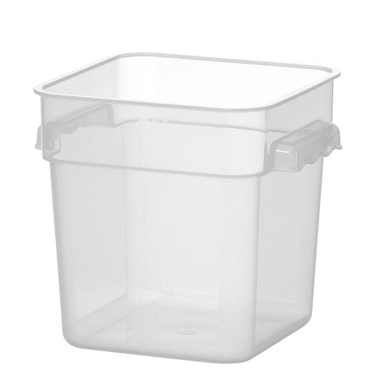 Matbehållare med gradering, HENDI, 3,8L, 190x190x(H)180mm