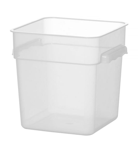 Matbehållare med gradering, HENDI, 7,6L, 235x235x(H)230mm