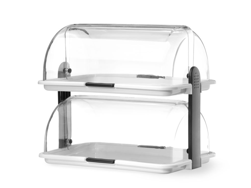 Hendi Rulldisplay – dubbel, 465x310x(H)410mm
