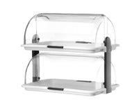 Hendi Rulldisplay – dubbel, 465x310x(H)410mm