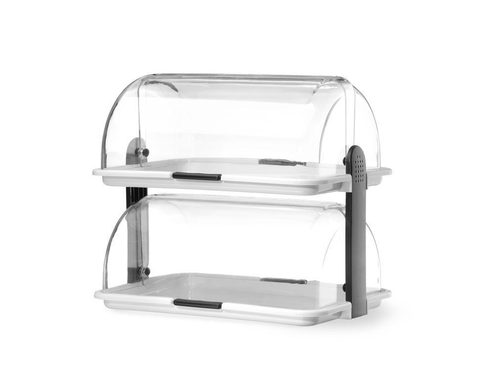 Hendi Rulldisplay – dubbel, 380x260x(H)355mm