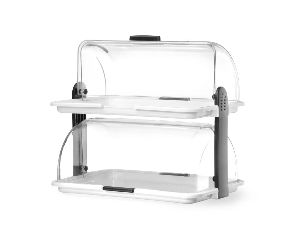 Hendi Rulldisplay – dubbel, 380x260x(H)355mm