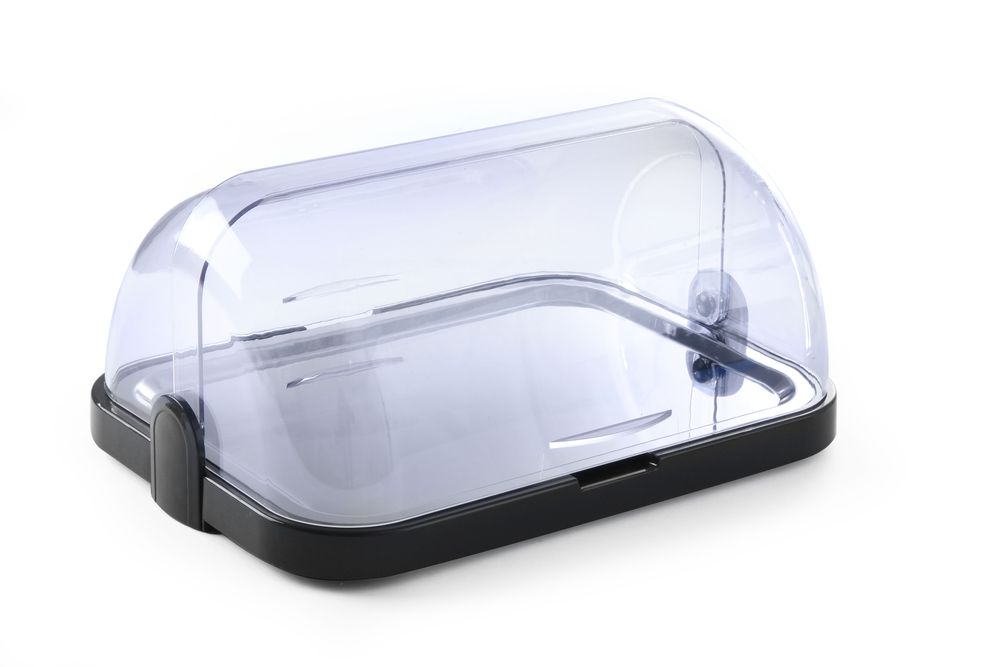 HENDI Roll-top kyldisplay, Mörkgrå, 440x320x(H)205mm