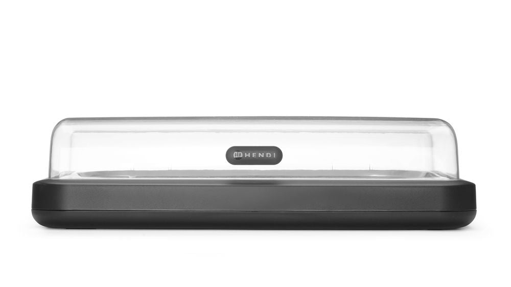 HENDI Kyldisplay Svart, UNIQ, GN 1/1