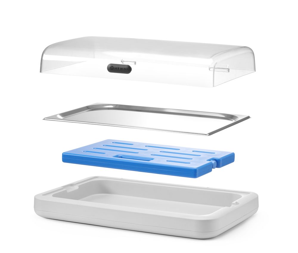 Hendi Kyldisplay Vit, UNIQ, GN 1/1