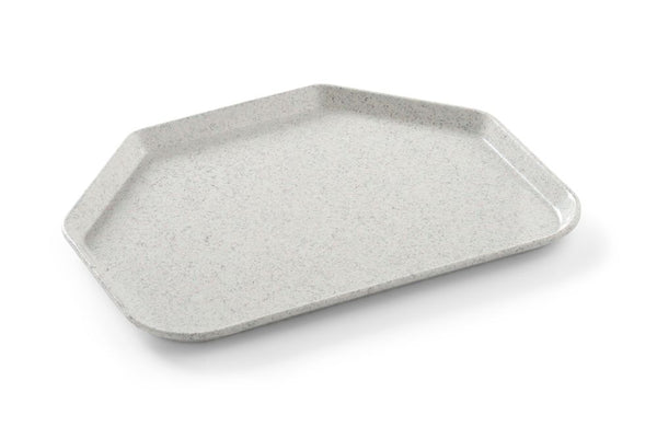 Serving tray, trapezoidal