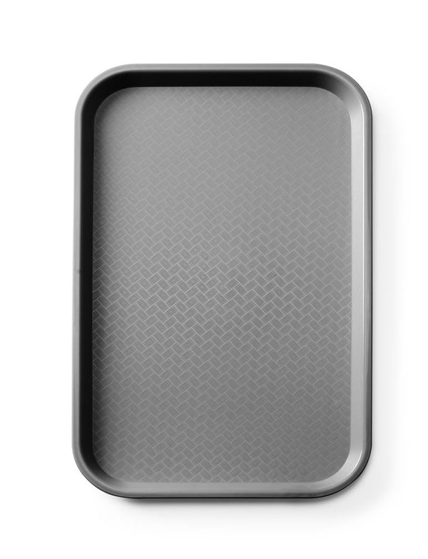 AmerBox Snabbmatsbricka i polypropylen GN 1/1, GN 1/1, Svart, 530x325x(H)20mm, Rektangulär
